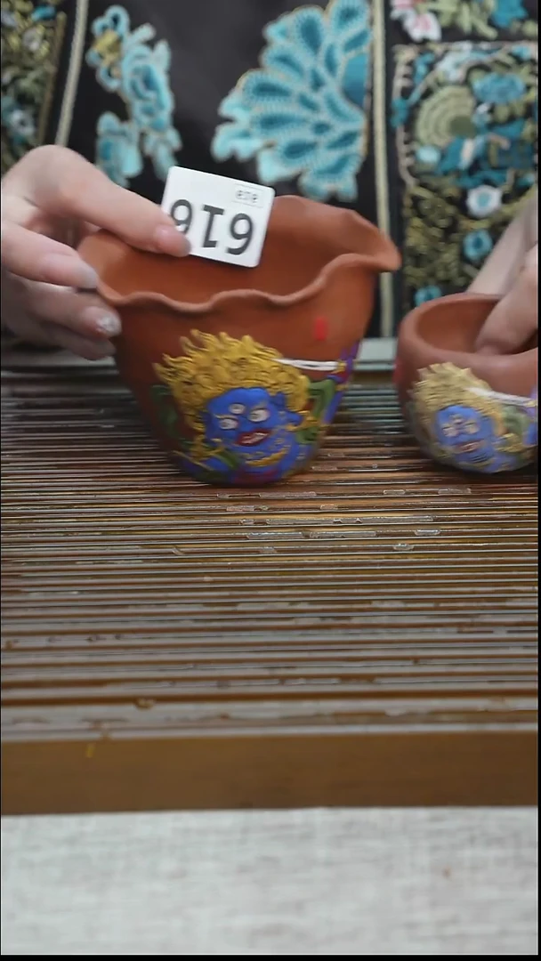 ?****?纯手工粗陶茶具每一只不一样