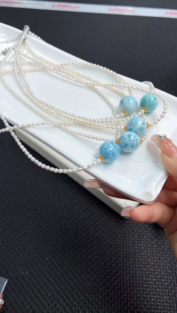 淡水珍珠未镶嵌颈饰99n多样性发其一/1条默认微瑕