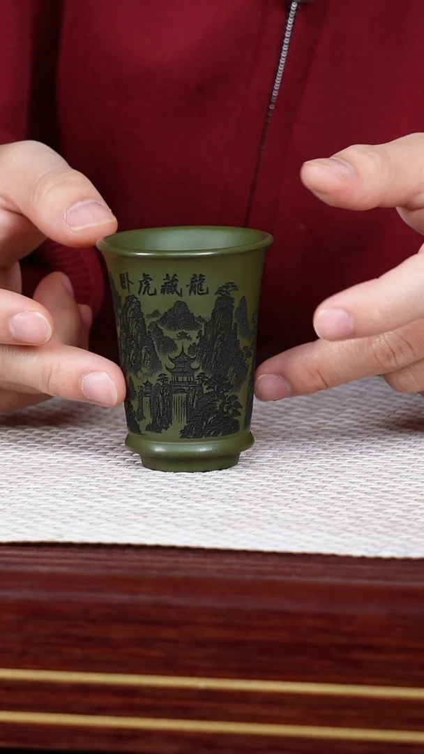 茶杯紫砂宜兴原矿紫砂 全手工制作