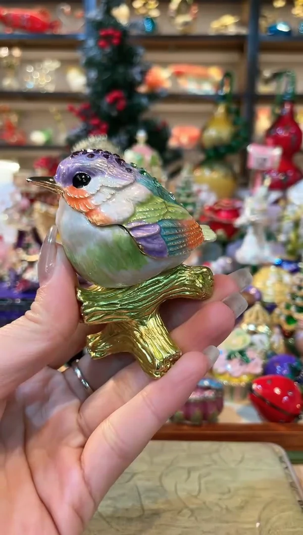 【闪购商品】 珐琅彩精致首饰盒