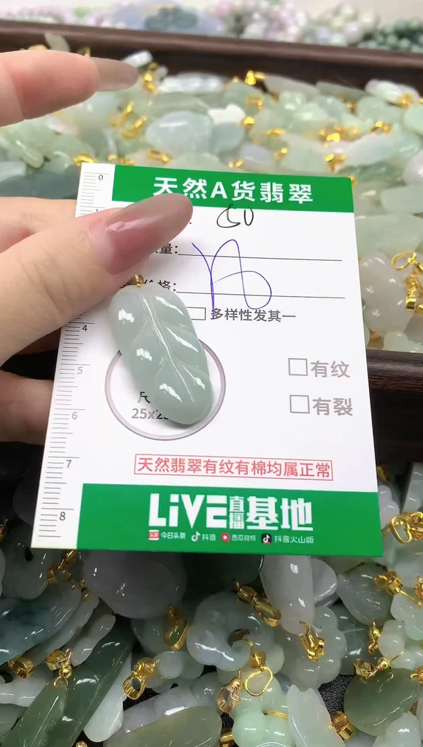 颈饰未镶嵌翡翠未镶嵌缅料A货翡翠-50