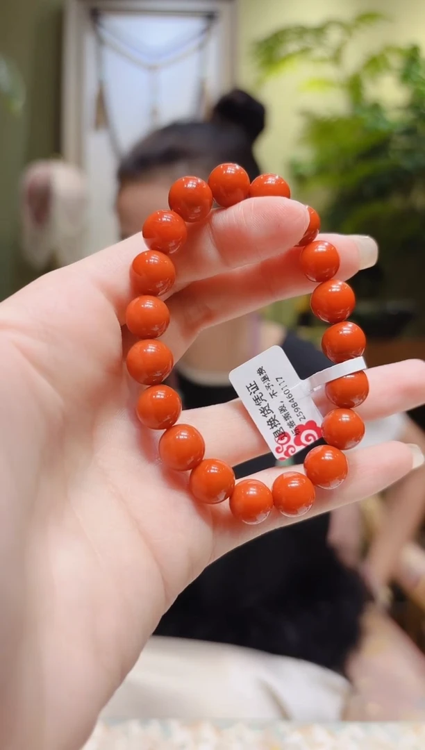 【闪购商品】南红玛瑙手串未镶嵌圆珠南红手串18/10.2