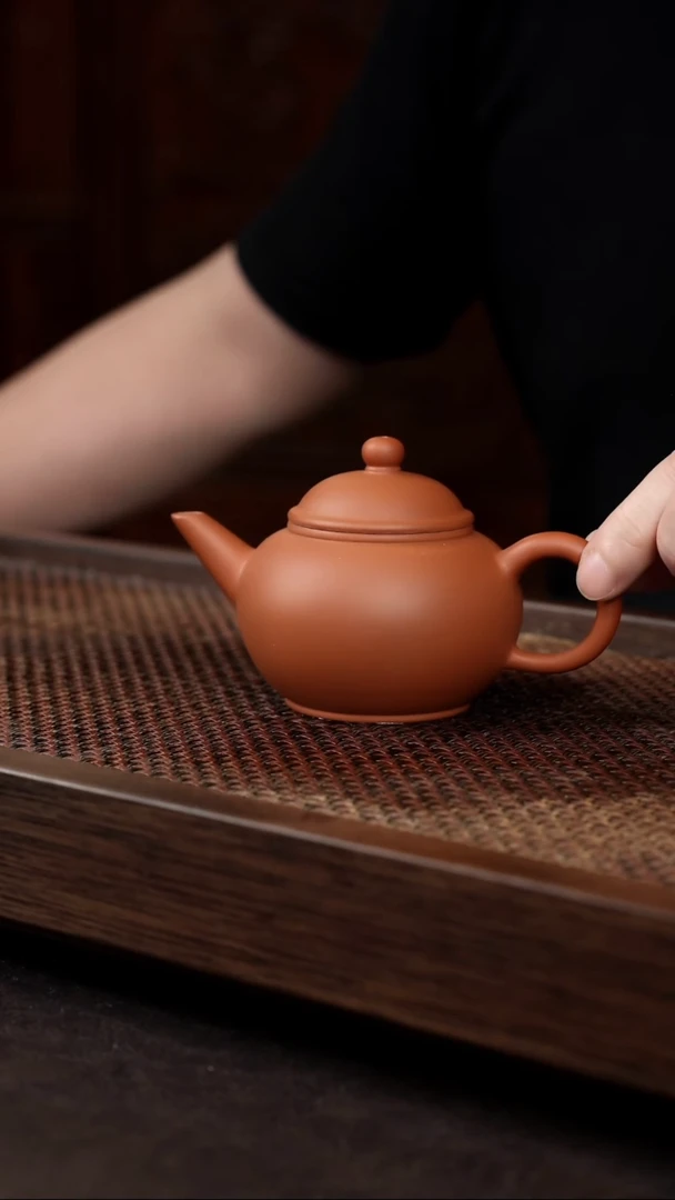 茶壶紫砂红泥水平