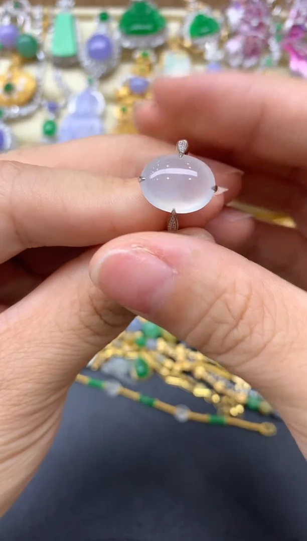 【闪购商品】翡翠戒指18K金镶嵌280-中国好珍宝