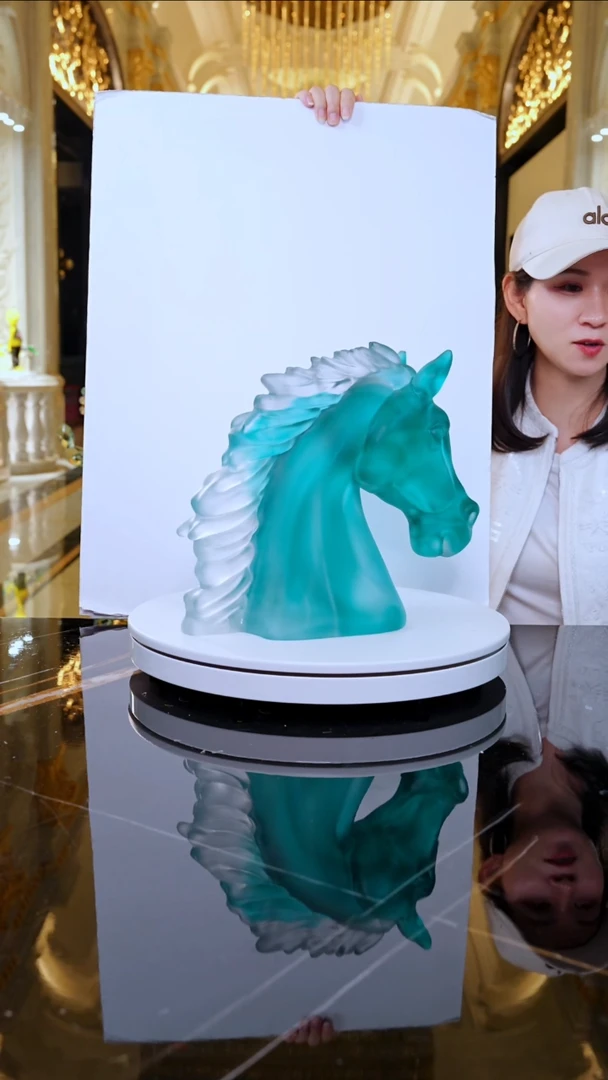 摆件YB00689琉璃艺术马摆件