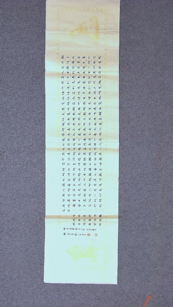 书法杨小立  河南南阳138*34四平尺心经