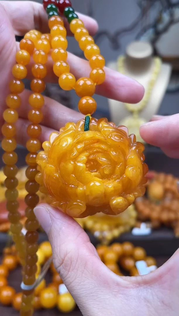 裸石琥珀未镶嵌首饰 假1赔4（多样性发货1件（微瑕