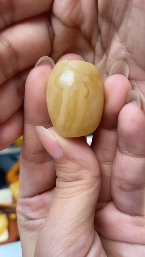 【闪购商品】琥珀裸石未镶嵌天然琥珀蜜蜡桶珠