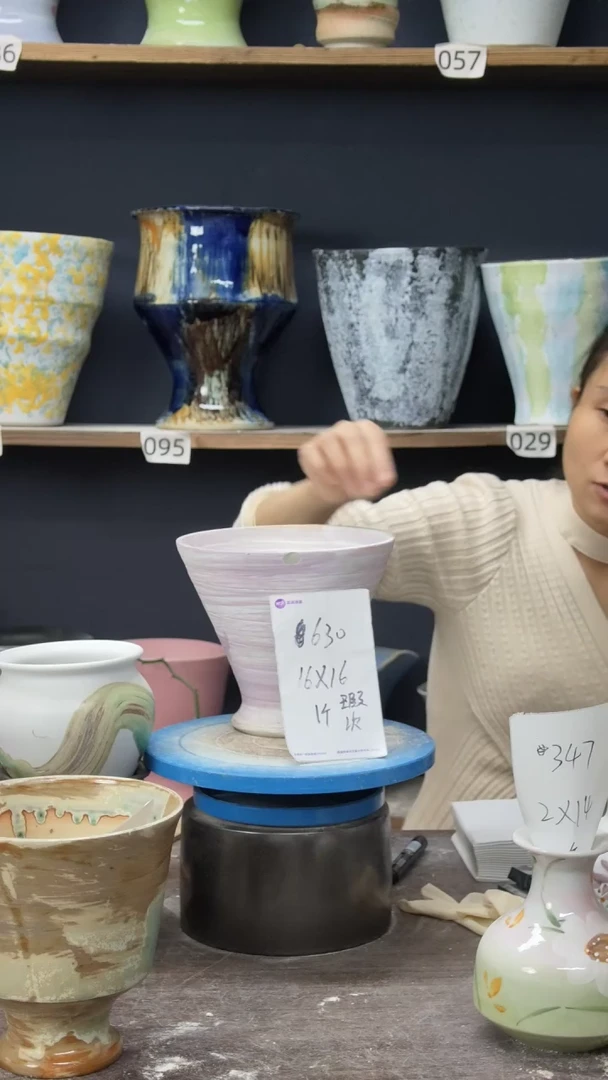 江西景德镇花盆微瑕630