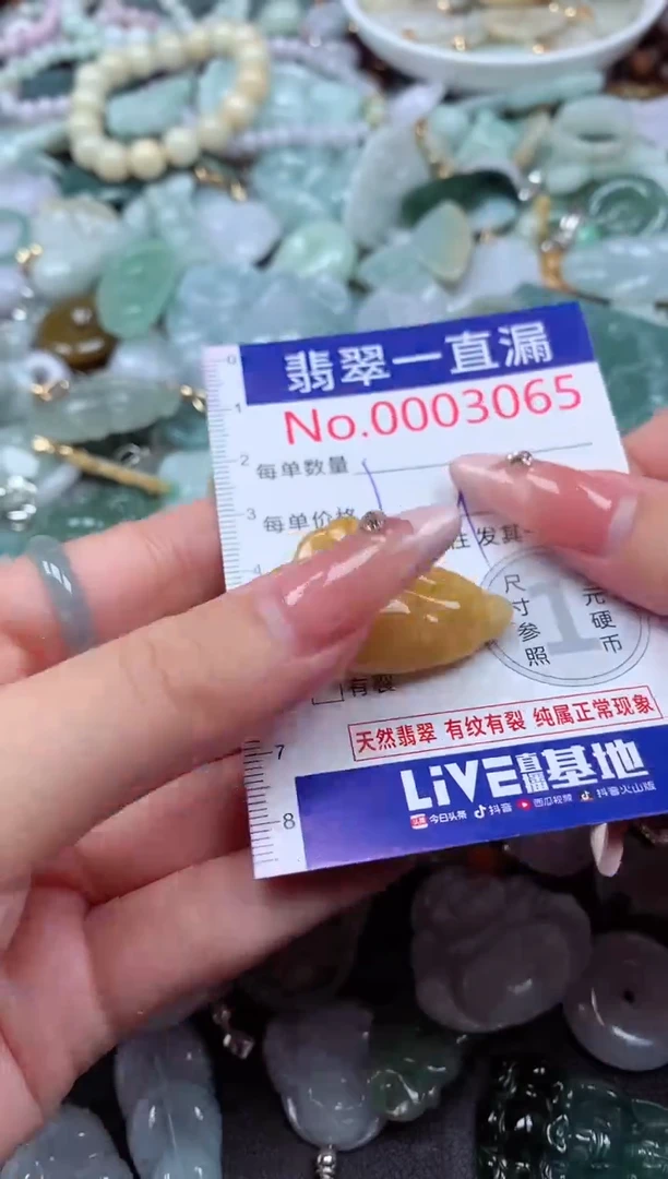 翡翠未镶嵌吊坠(不含链)3065