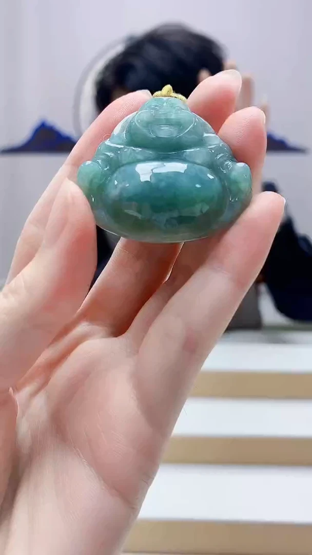 颈饰未镶嵌翡翠5159zm-JJ挂件佛公5