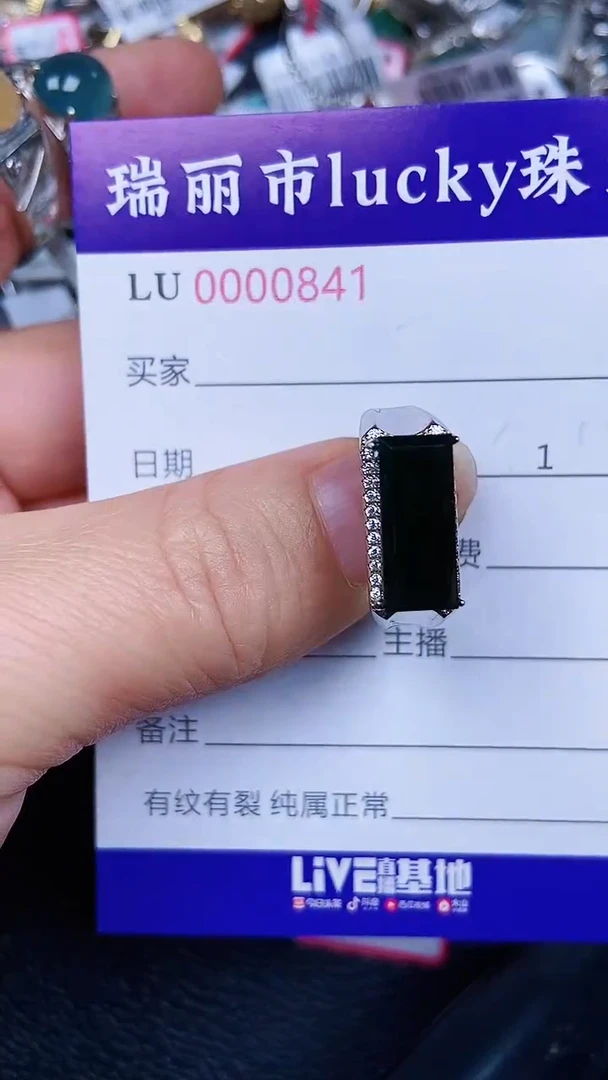 颈饰银S925镶嵌翡翠0841