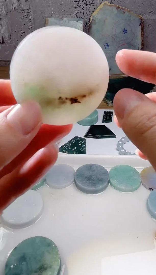 裸石翡翠天然翡翠A货石 南 099