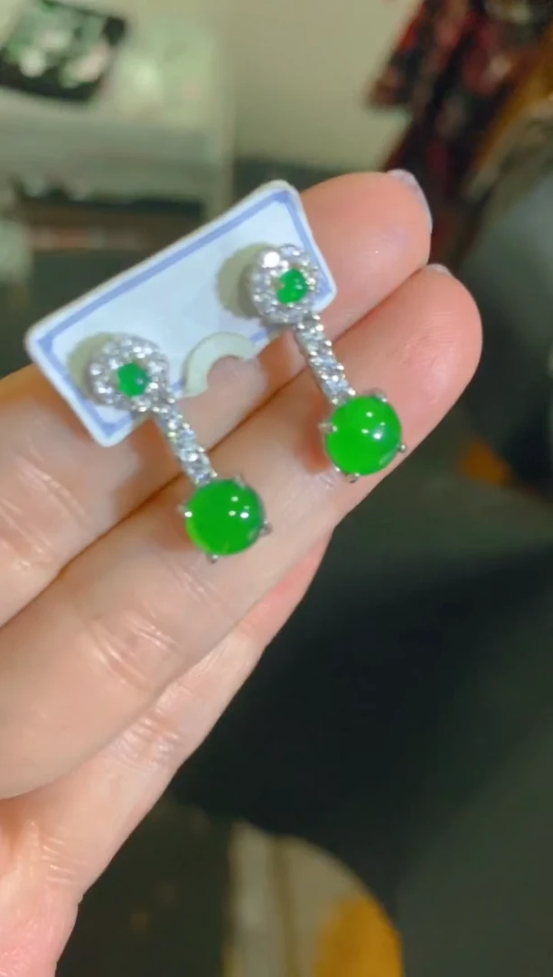 未镶嵌翡翠耳饰天然a货翡翠 多样性发货 假一罚四