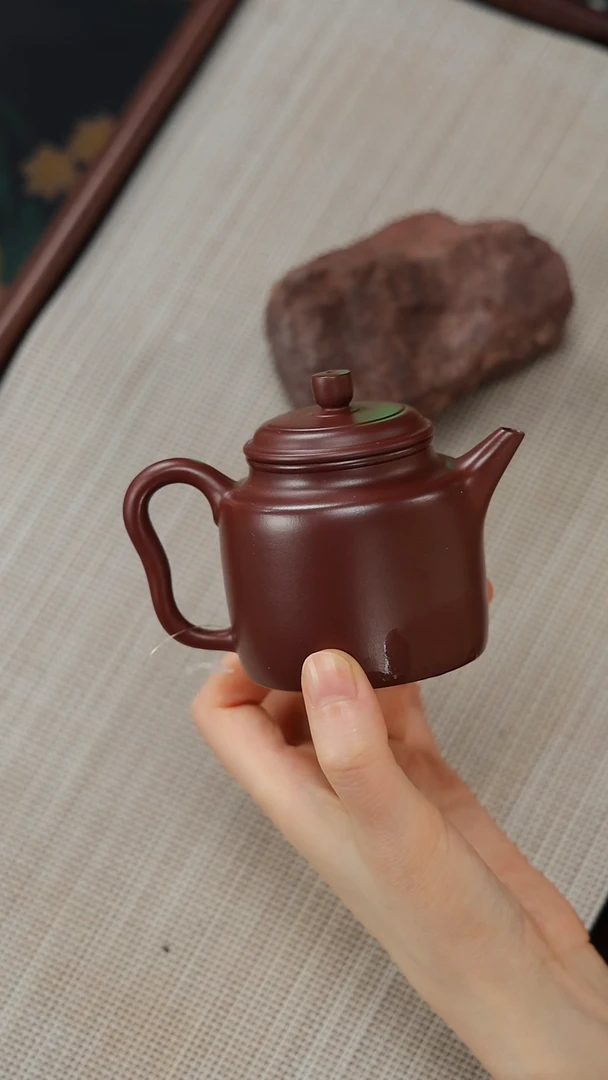 【闪购商品】紫砂茶壶HD龙血砂 高德钟 155cc