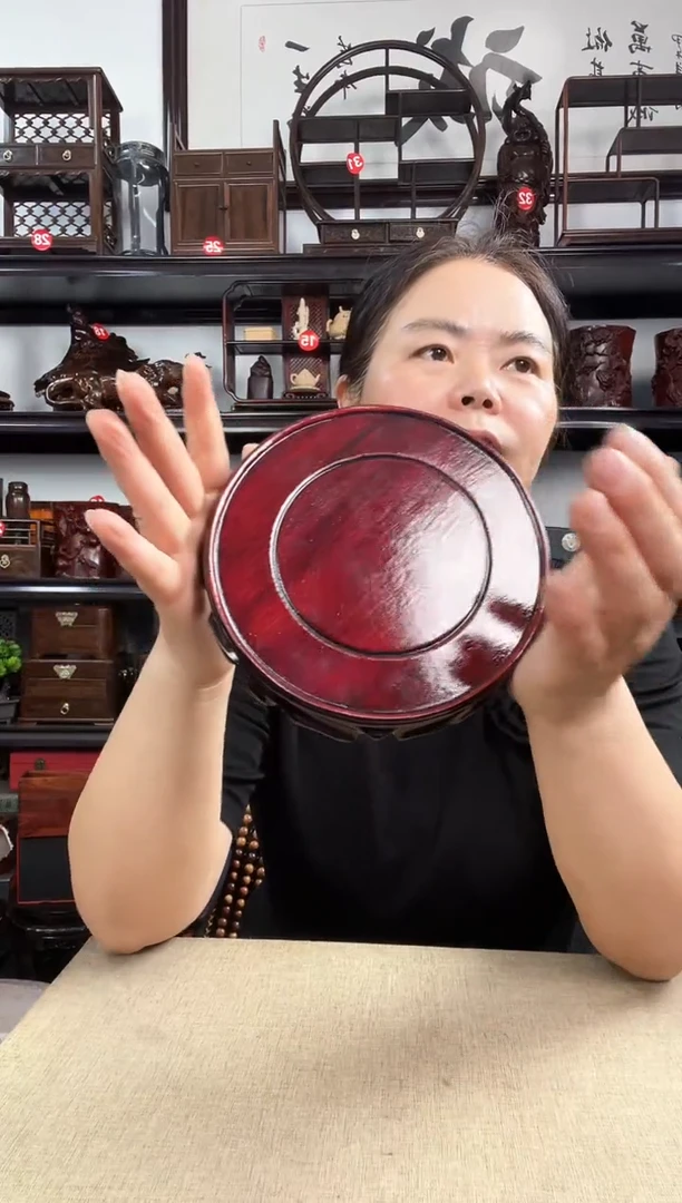 木16公分红老李红木工艺品