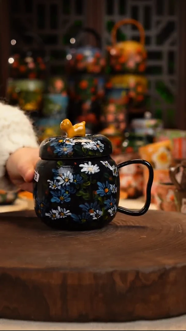 油画 手绘 釉下彩