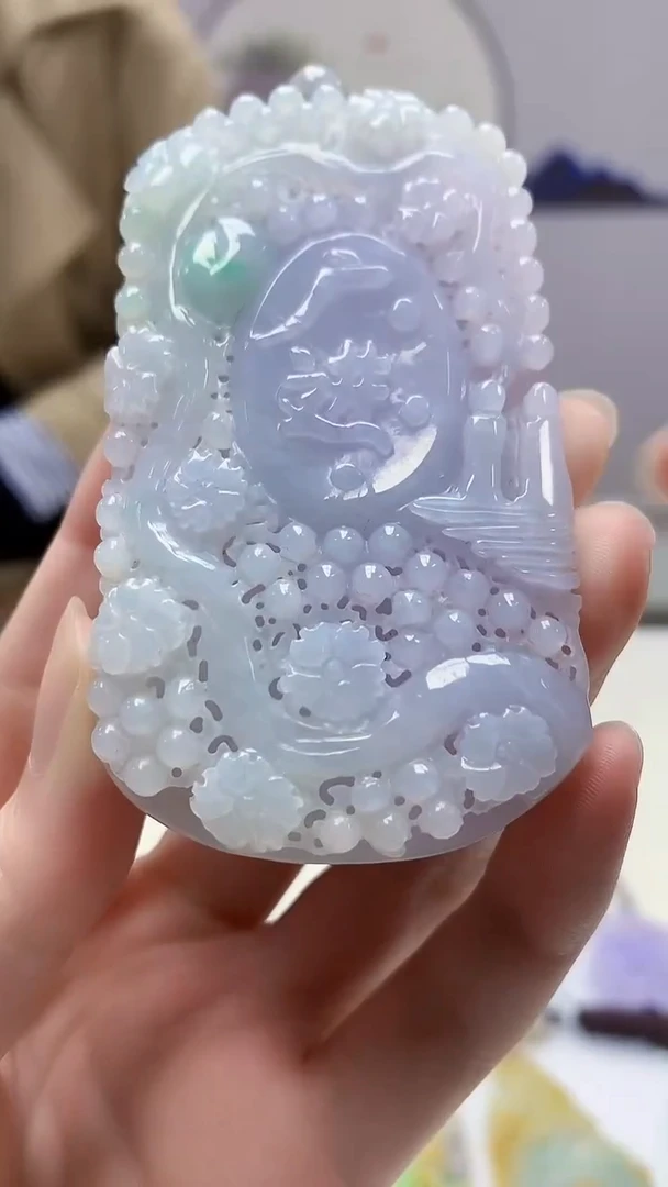 【闪购商品】定制翡翠未镶嵌3123zm-毛货挂件170佛