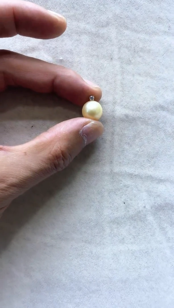 【闪购商品】海水珍珠颈饰18K金镶嵌2