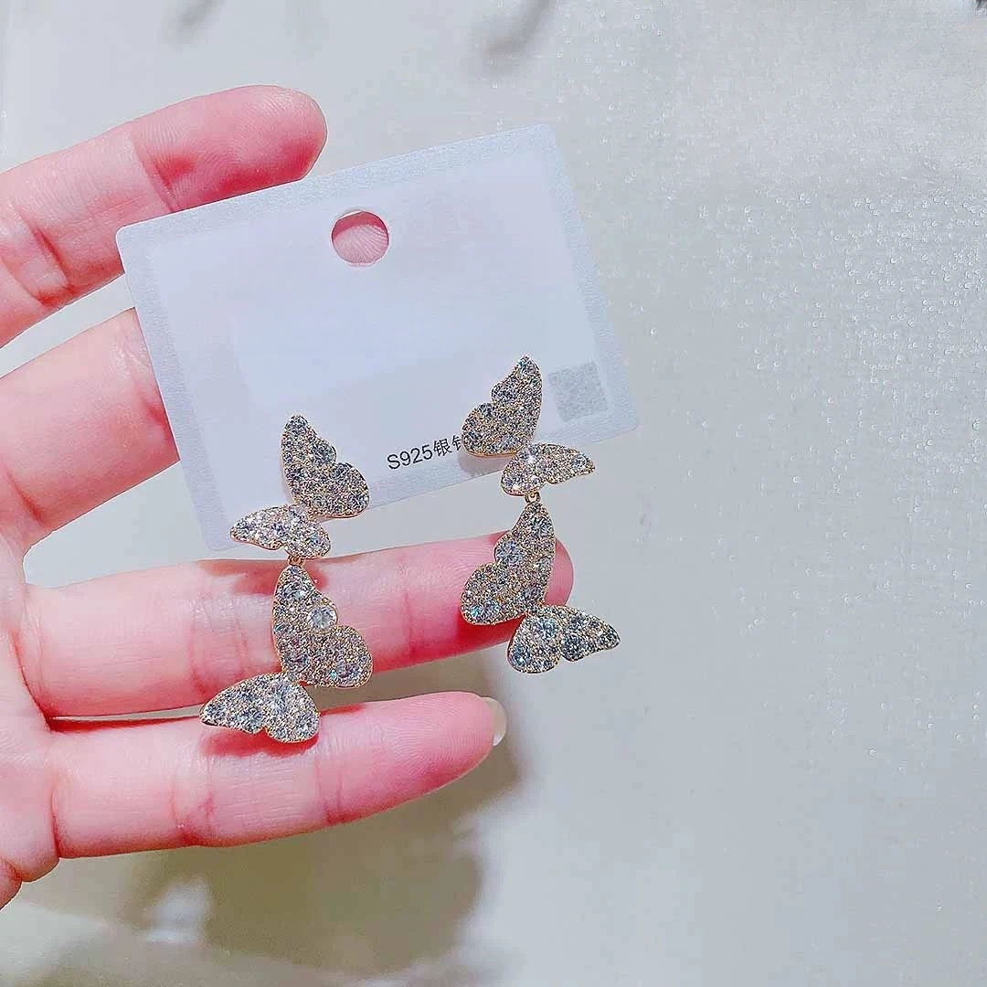 铜合金耳饰 简约耳扣气质轻奢时尚百搭经典超仙LY0569