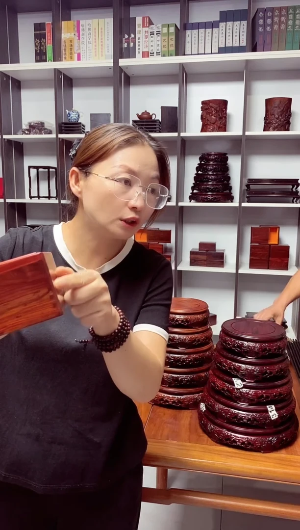 木微凹黄檀抽拉盒（正方）