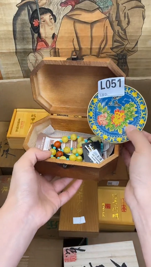 手工艺品琉璃L051瓷器手串多样性发一