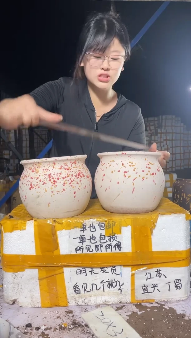紫砂花盆紫砂花盆宜兴紫砂粗陶花盆18/16