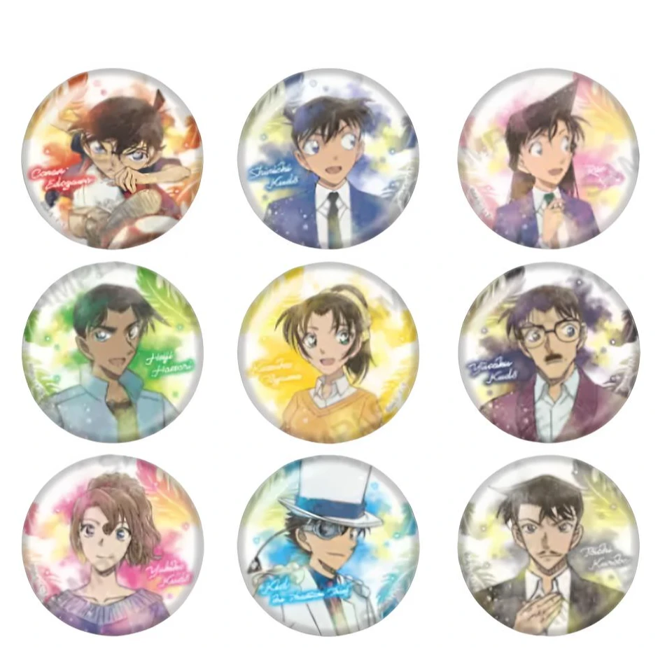 【拆盒】名侦探柯南 白色情人节主题徽章 徽章盲盒