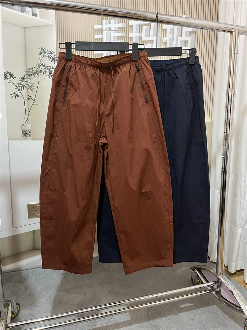 菲玛掂250136正品2025夏季新款时尚休闲裤显瘦速干肥腿裤宽松女裤