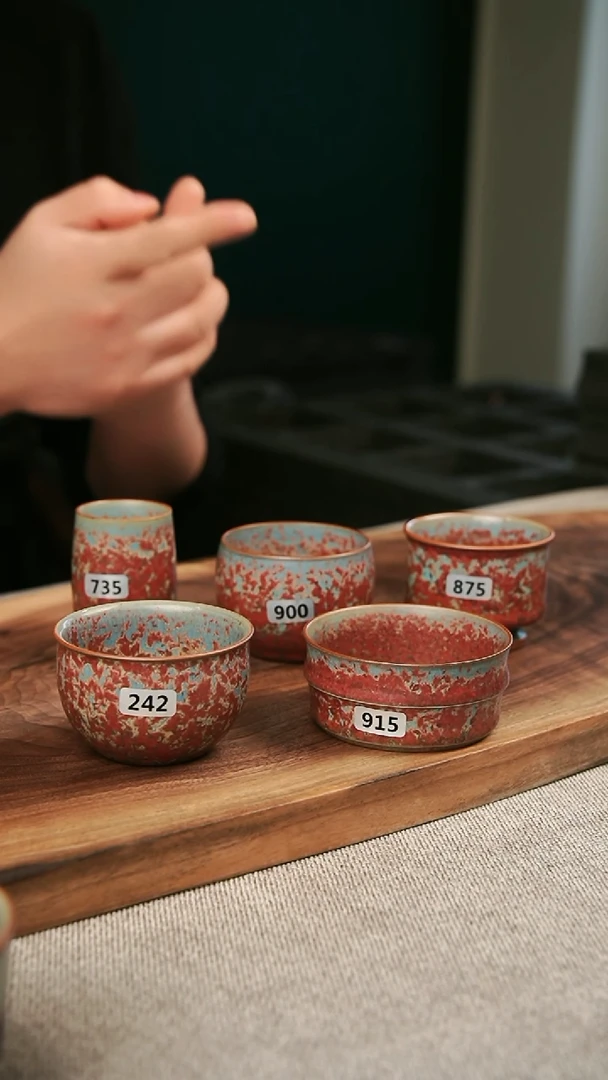 【闪购商品】瓷片钧瓷茶器茶具915