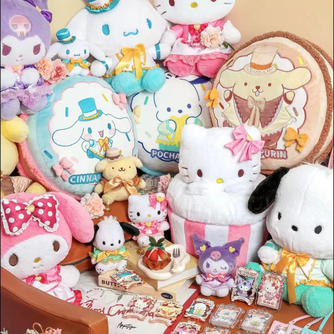 三丽鸥家族花园下午茶系列乐淘赏 玩偶挂件盲抽