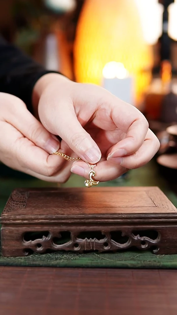 925 耳环手链项链 套装 云纹铜禁元素