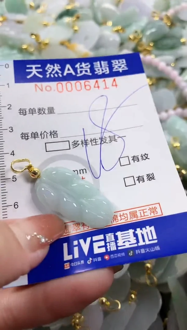 颈饰未镶嵌翡翠天然A货翡翠