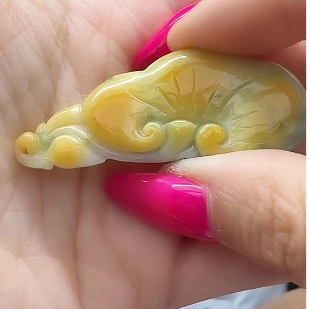 天然缅甸翡翠A货  w2734