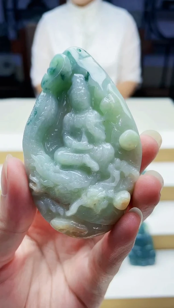 未镶嵌定制翡翠毛货09190087