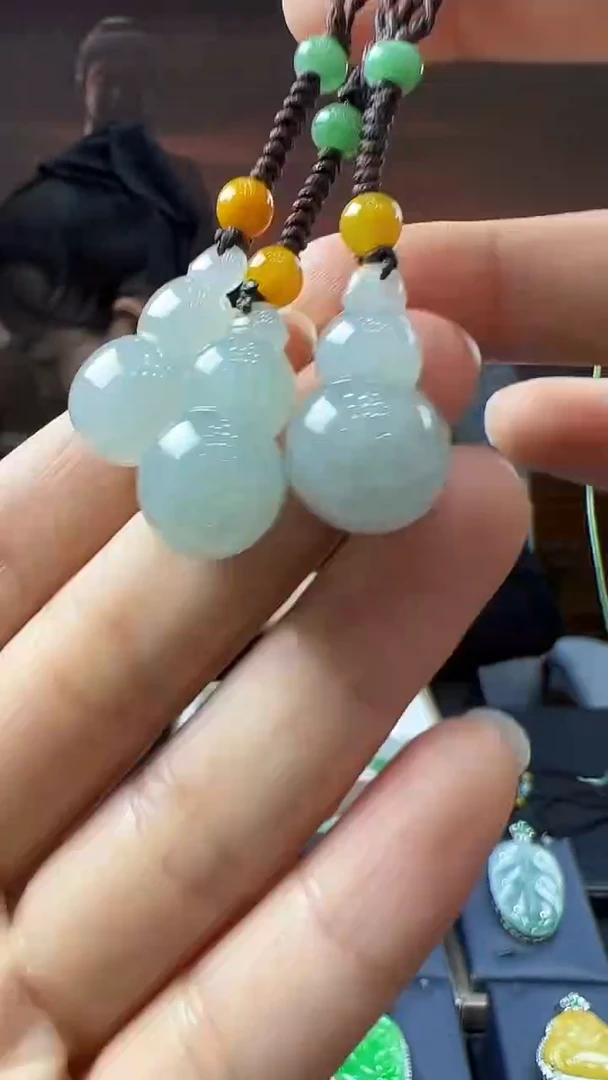 未镶嵌挂件翡翠葫芦手机挂（多样性发其一）