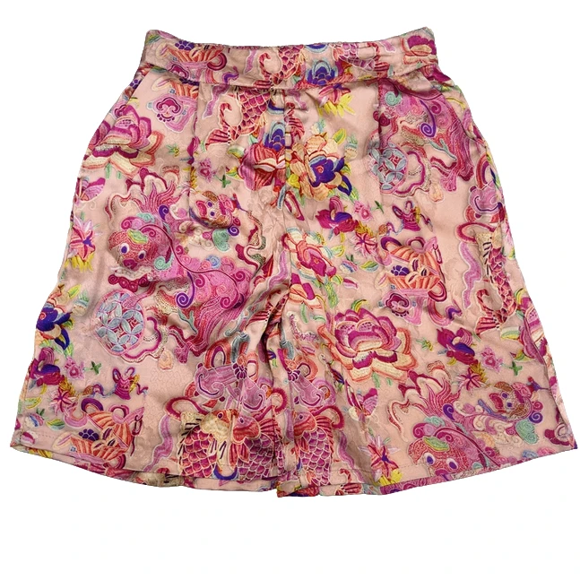 【年年有鱼】新中式复古中国风夏季短裤女