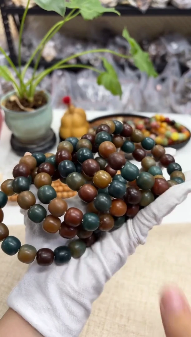 菩提根/象牙果手串13糖壳猪猪包（707）