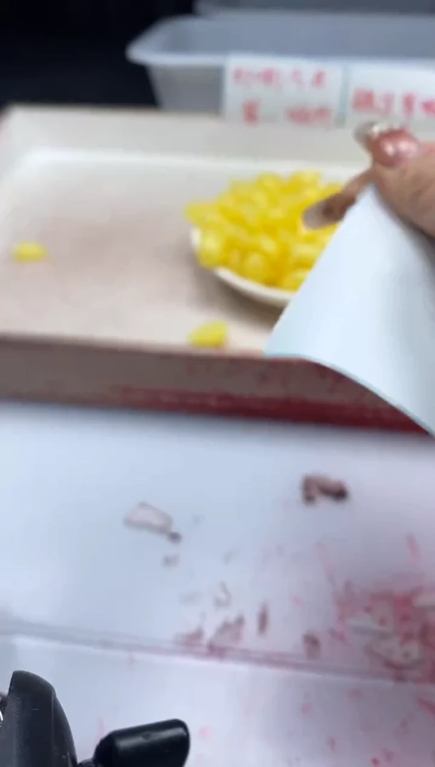 【闪购商品】蜜蜡颈饰未镶嵌w1604蜜蜡水滴*5颗