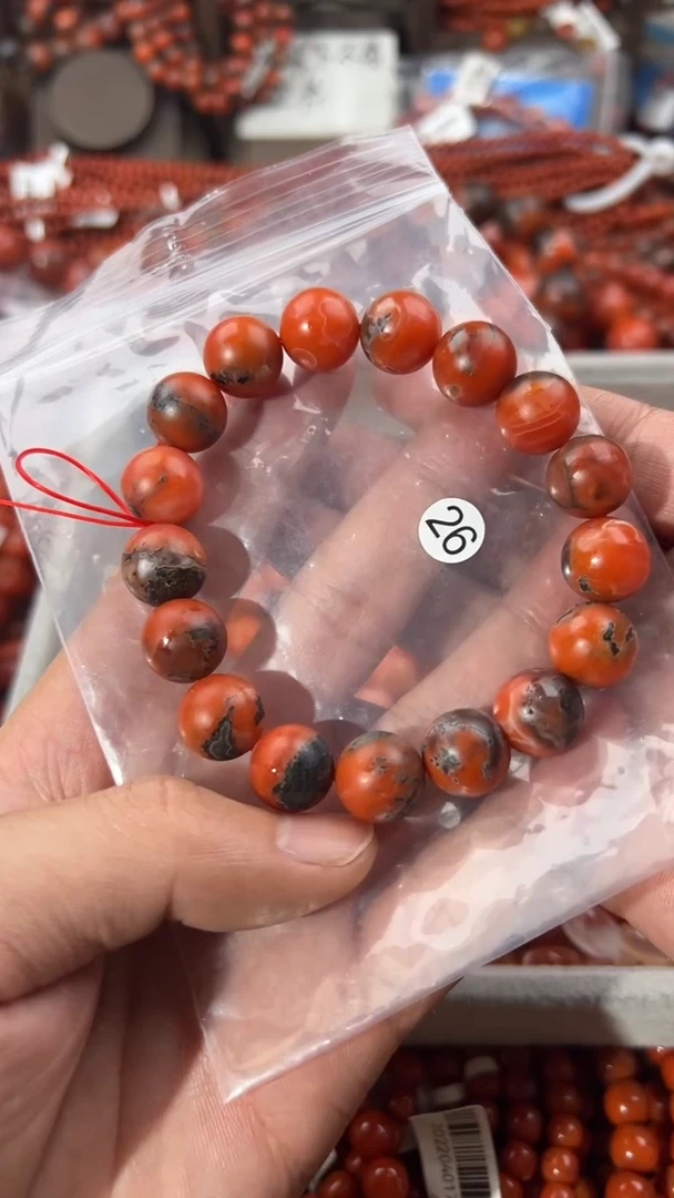 南红玛瑙手串未镶嵌12
