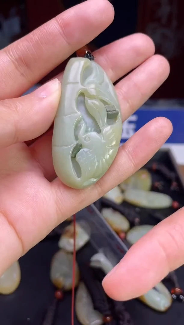 颈饰未镶嵌和田玉123
