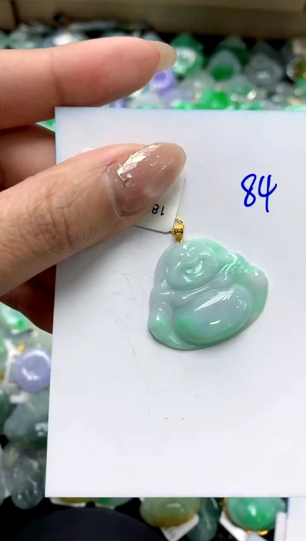 【闪购商品】翡翠颈饰18K金镶嵌111111111