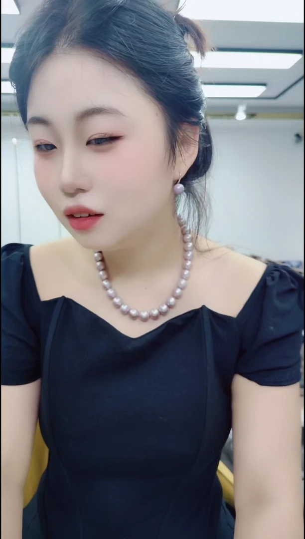 淡水珍珠合金颈饰0919曼塔耳坠