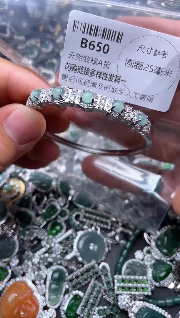 【闪购商品】翡翠颈饰未镶嵌B650手镯