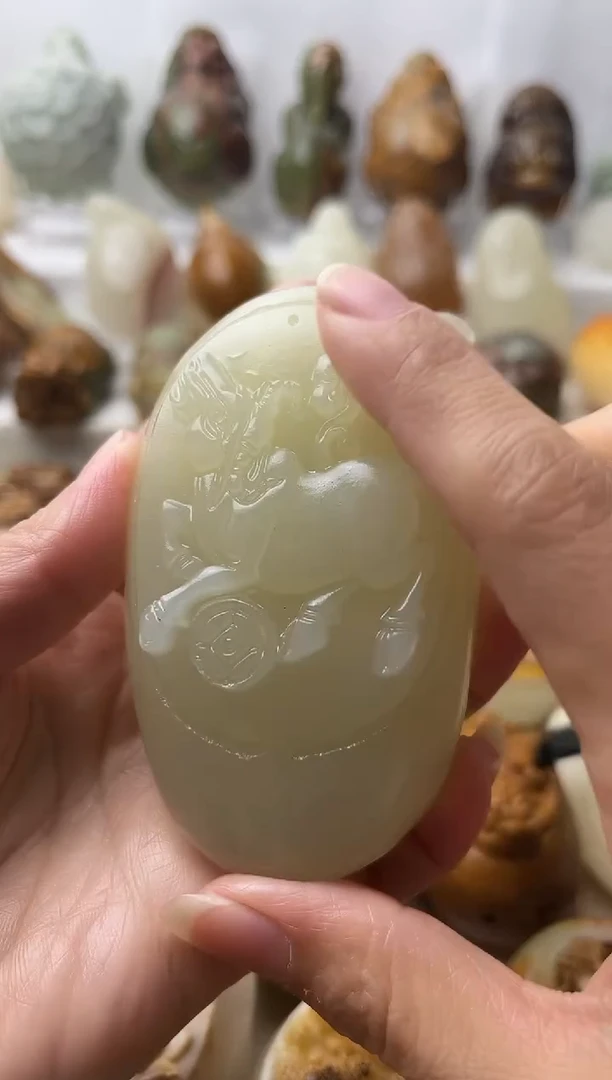 石材方解石棉纹正常不退换牛