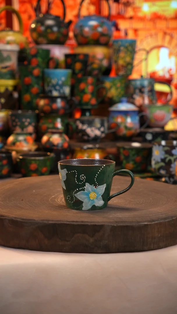 油画   釉下彩   杯子