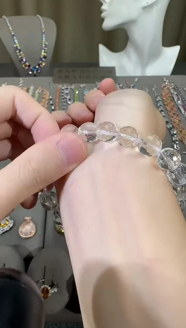 未镶嵌手串水晶10mm白水晶手串