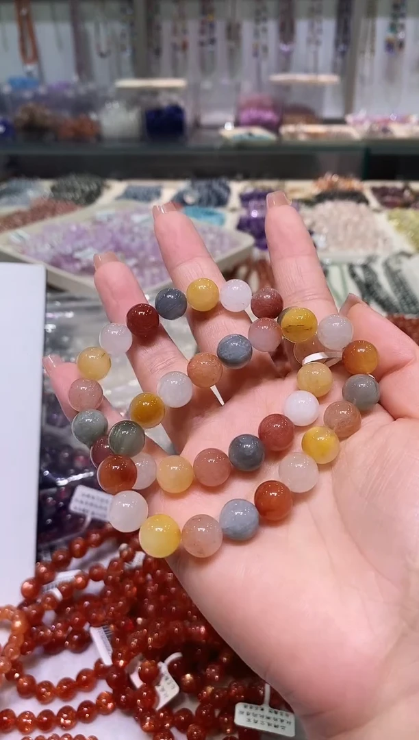 未镶嵌手链水晶多样性发其一兔毛