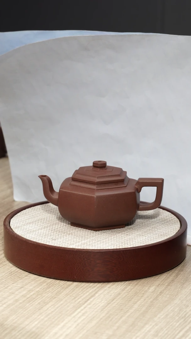 【闪购商品】紫泥茶壶瑕雪华壶150CC容量