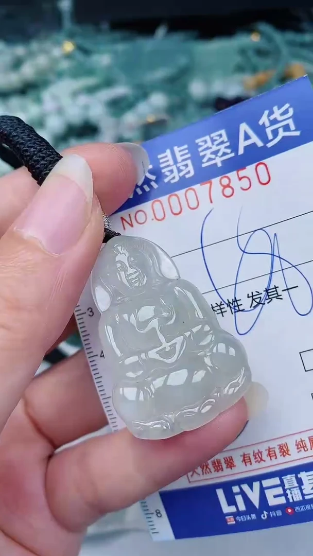 翡翠未镶嵌颈饰00007850